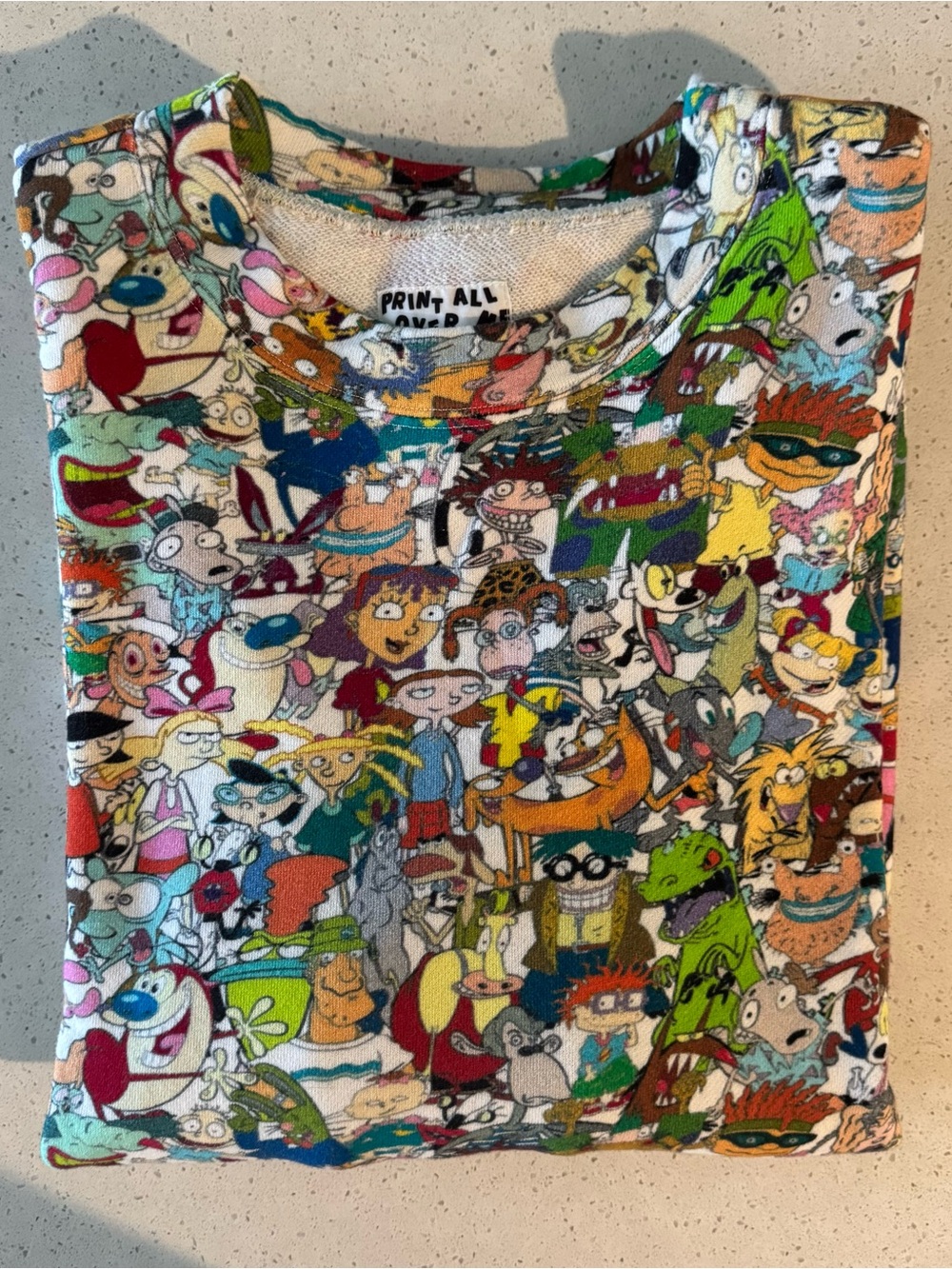 Print All-Over Iconic Nickelodeon Characters